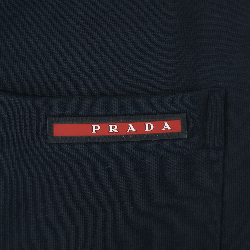 PRADA(プラダ) ラバーロゴ スウェットパンツ ジョガーパンツ ネイビー SJP182