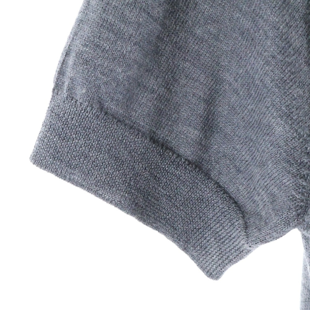 miumiu(ミュウミュウ) ウエストリボン 半袖ニットワンピース グレー レディース MMA602 1PFJ