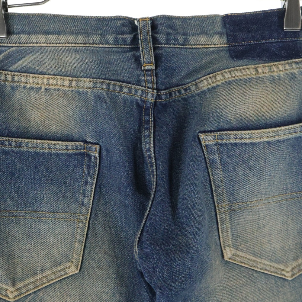 UNDERCOVER(アンダーカバー) 05AW ARTS&CRAFTS期 裾リブ デニム ジョガー クロップドパンツ インディゴ 5A84-P20