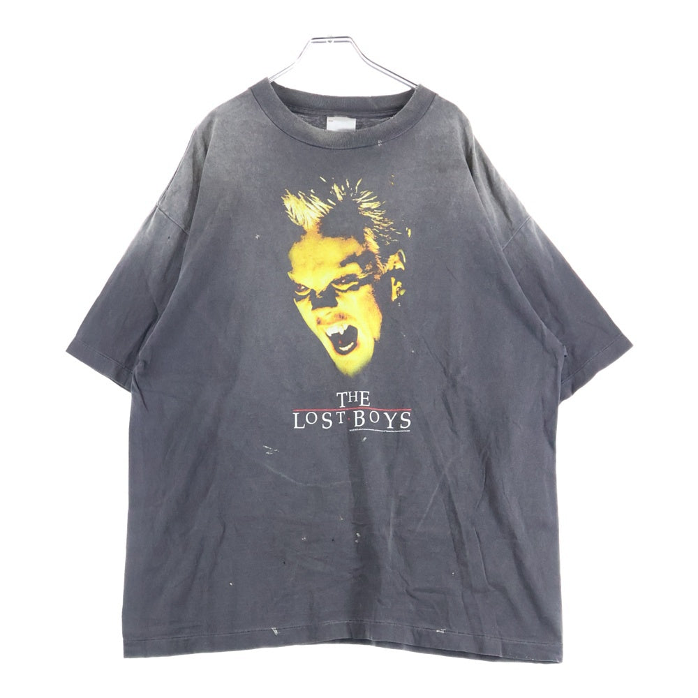 SAINT MICHAEL(セントマイケル) 25SS The Lost Boys プリントデザイン 半袖Tシャツ カットソー ブラック SM-HR8-0000-C51