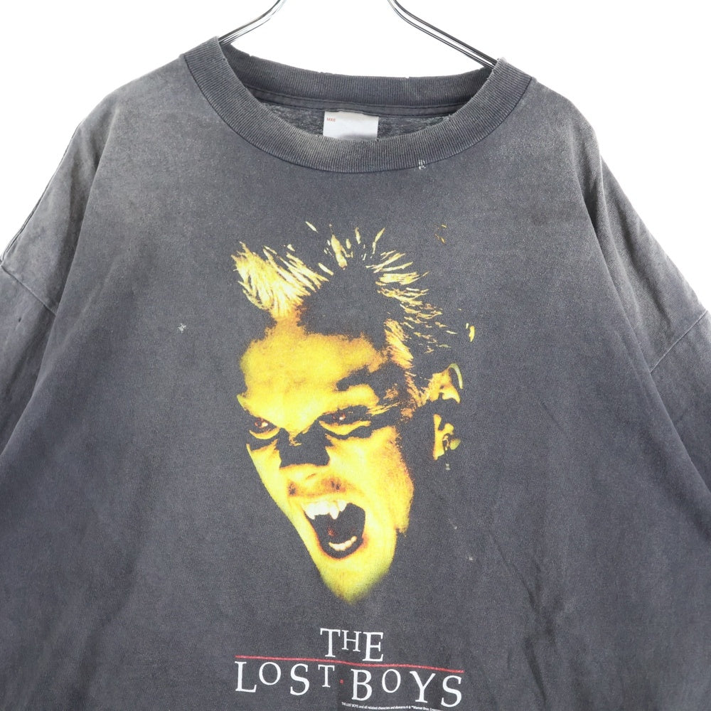 SAINT MICHAEL(セントマイケル) 25SS The Lost Boys プリントデザイン 半袖Tシャツ カットソー ブラック SM-HR8-0000-C51