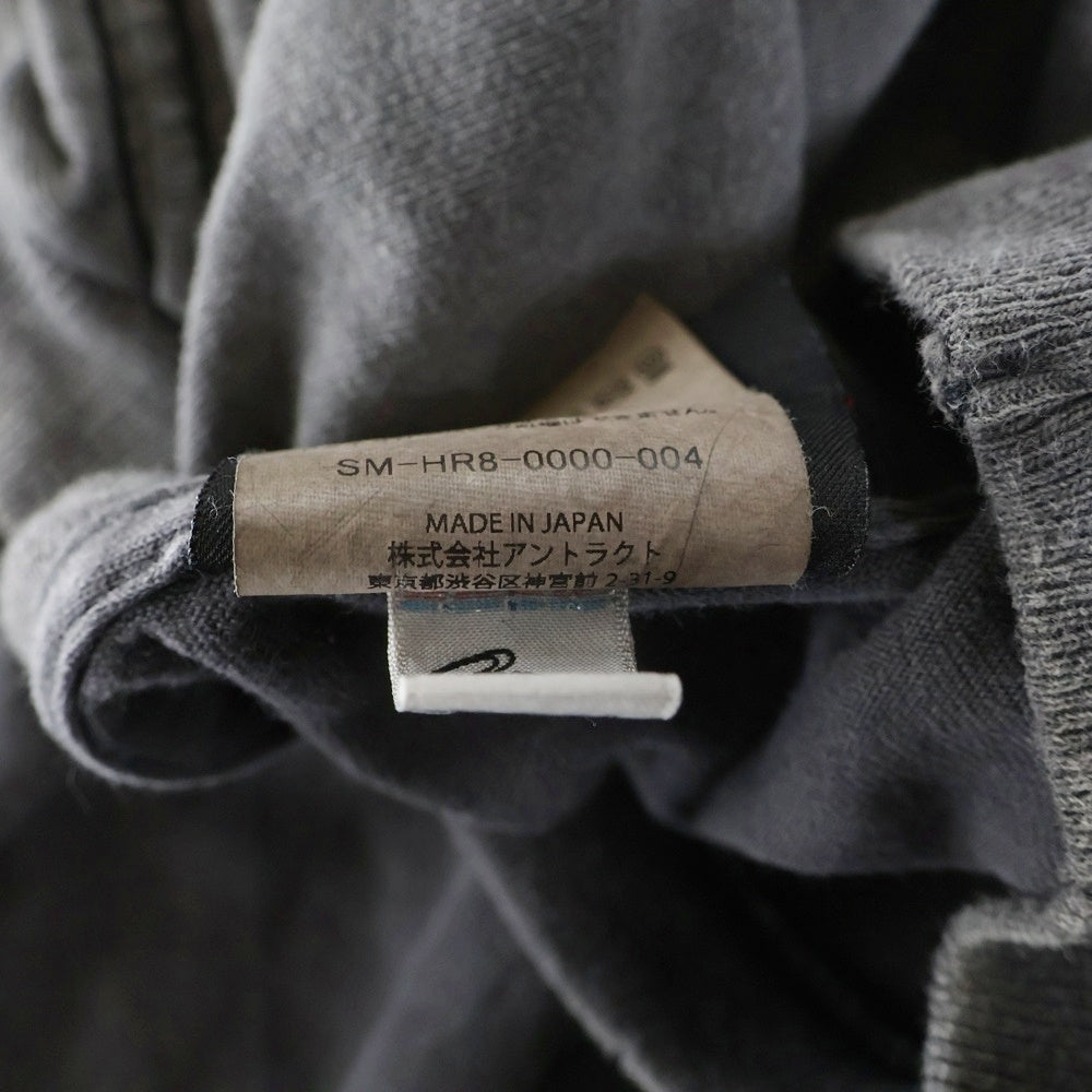 SAINT MICHAEL(セントマイケル) 25SS PSYCHOTIC SNT ヴィンテージ加工 プリントデザイン 半袖Tシャツ カットソー ブラック SM-HR8-0000-004