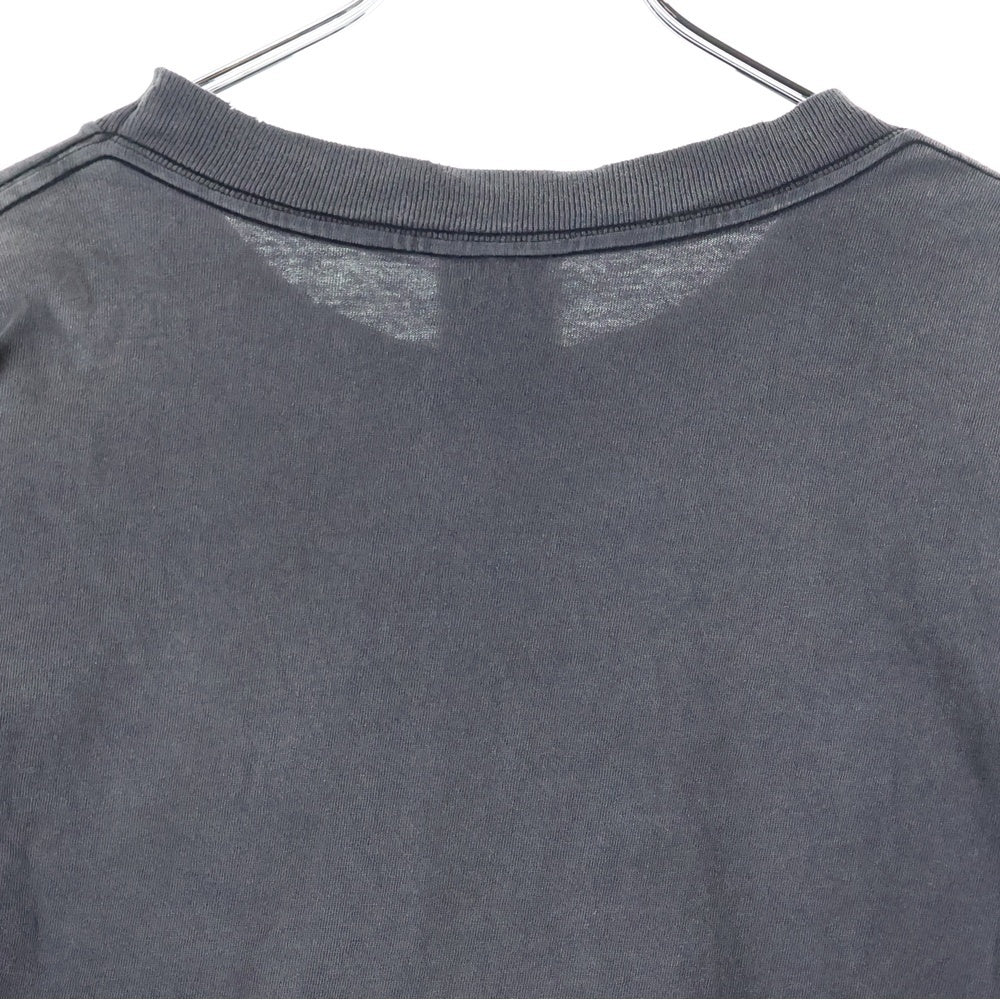 SAINT MICHAEL(セントマイケル) 25SS JESUS S/S TEE ジーザスプリントクルーネック半袖Tシャツカットソー グレー SM-HR8-0000-016