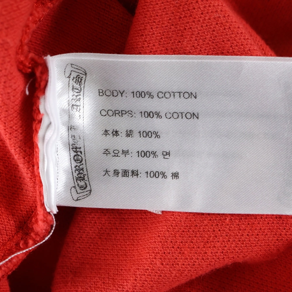 CHROME HEARTS(クロムハーツ) ×MATTY BOY STAFF POLO SHIRTS マッティボーイ スタッフ限定 半袖ポロシャツ レッド