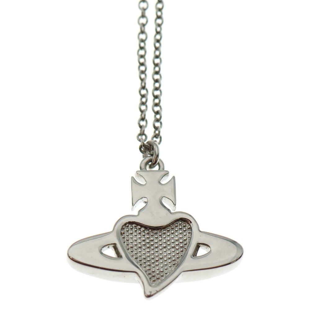 Vivienne Westwood(ヴィヴィアンウエストウッド) ラインストーン ディアマンテハート ネックレス シルバー