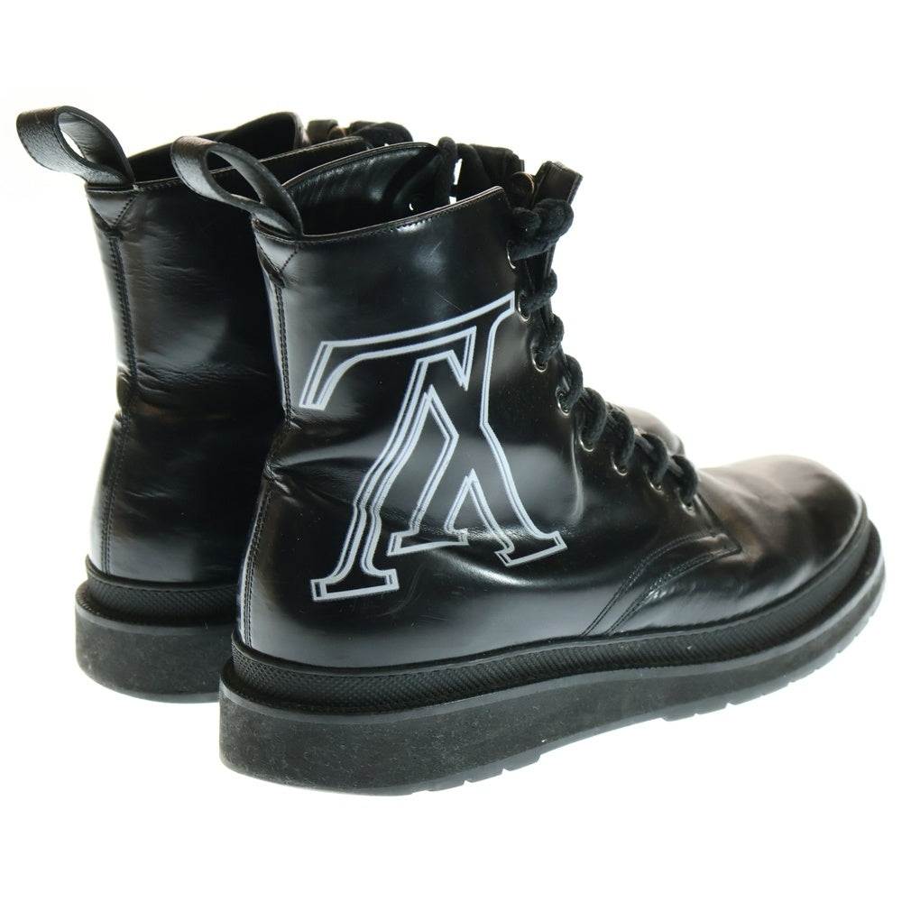 LOUIS VUITTON(ルイヴィトン) シグネチャーロゴ フロントロゴ アンクルブーツ ブラック