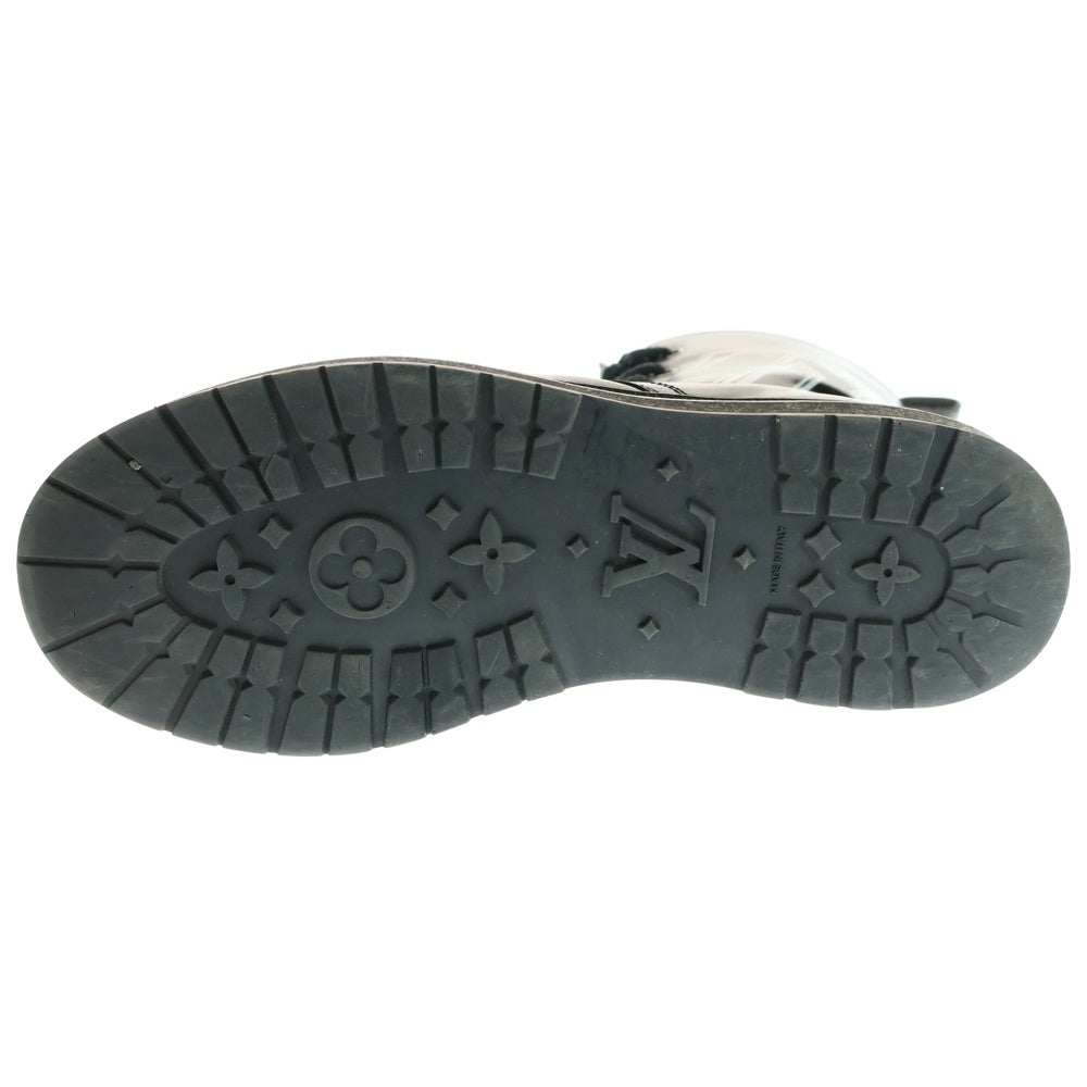 LOUIS VUITTON(ルイヴィトン) シグネチャーロゴ フロントロゴ アンクルブーツ ブラック