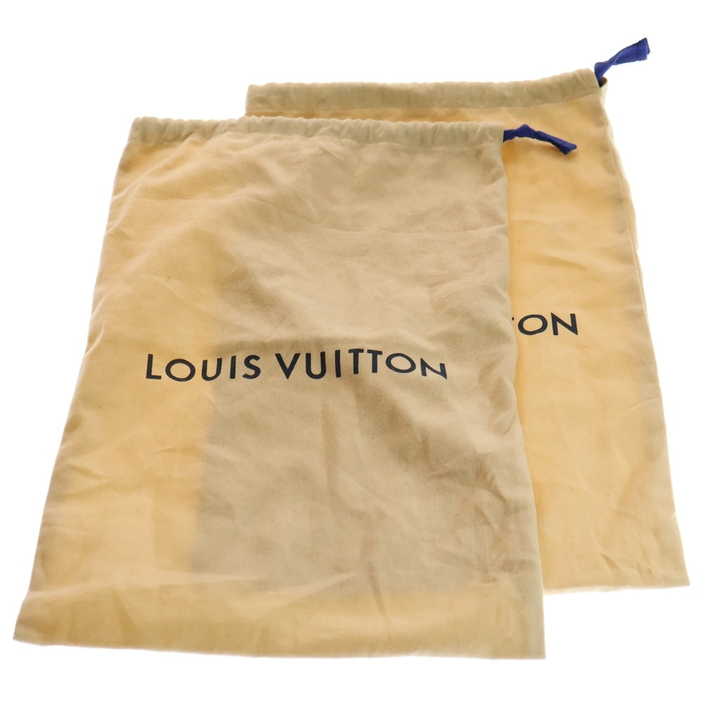 LOUIS VUITTON(ルイヴィトン) シグネチャーロゴ フロントロゴ アンクルブーツ ブラック