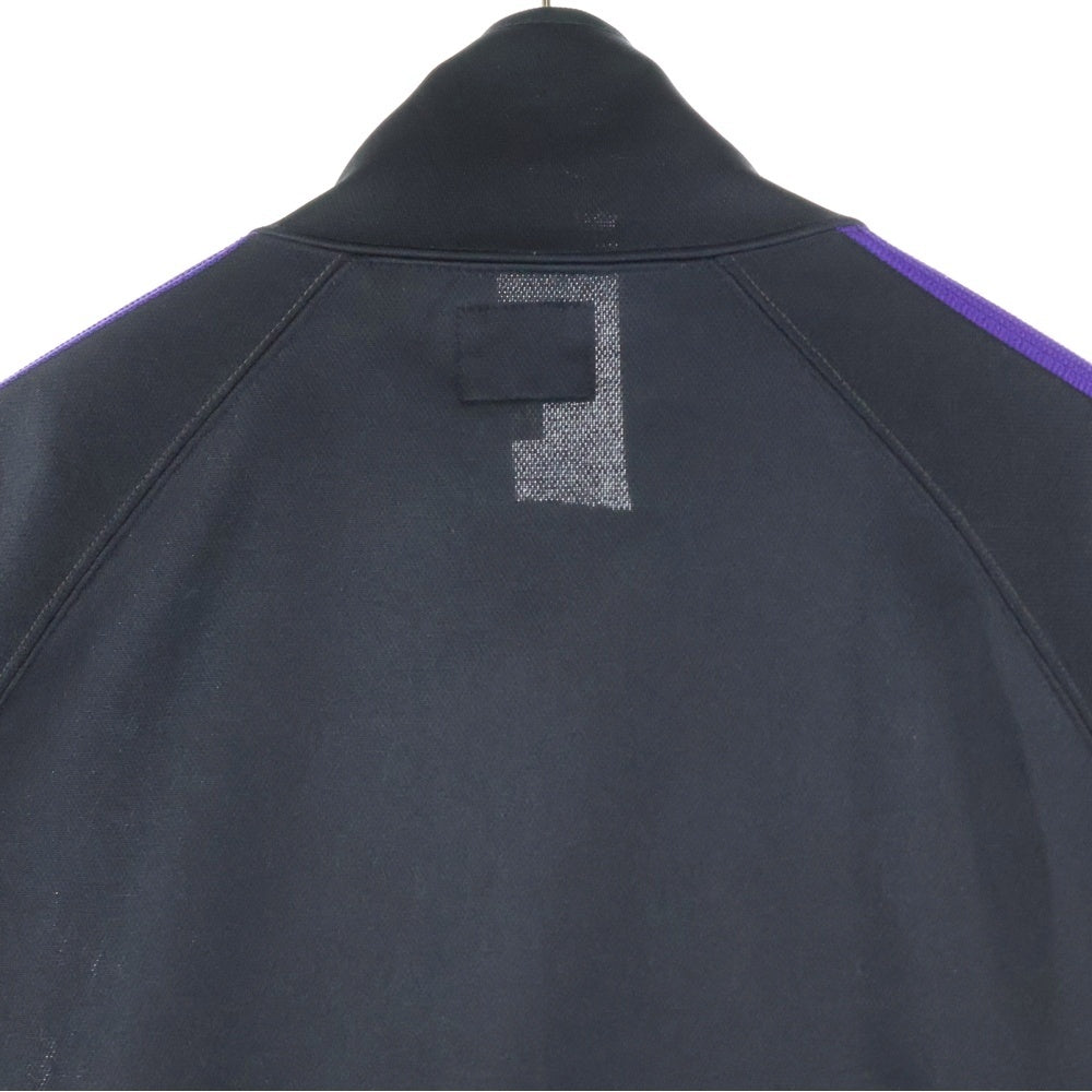 Needles(ニードルス) パピヨン刺繍 アームライン トラックジャケット スウェット ブラック LQ385