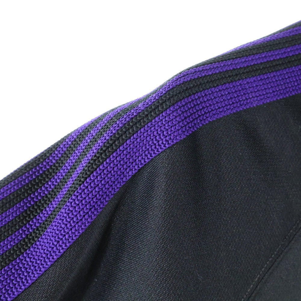 Needles(ニードルス) パピヨン刺繍 アームライン トラックジャケット スウェット ブラック LQ385