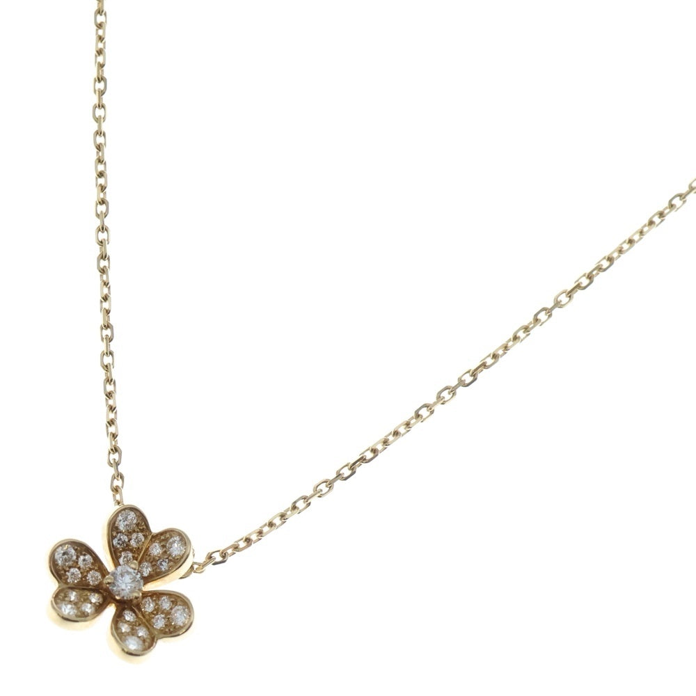 Van Cleef & Arpels(ヴァンクリーフアンドアーペル) フリヴォル ミニ ダイヤネックレス Au750YG 2025/06/04 3.6g ゴールド レディース