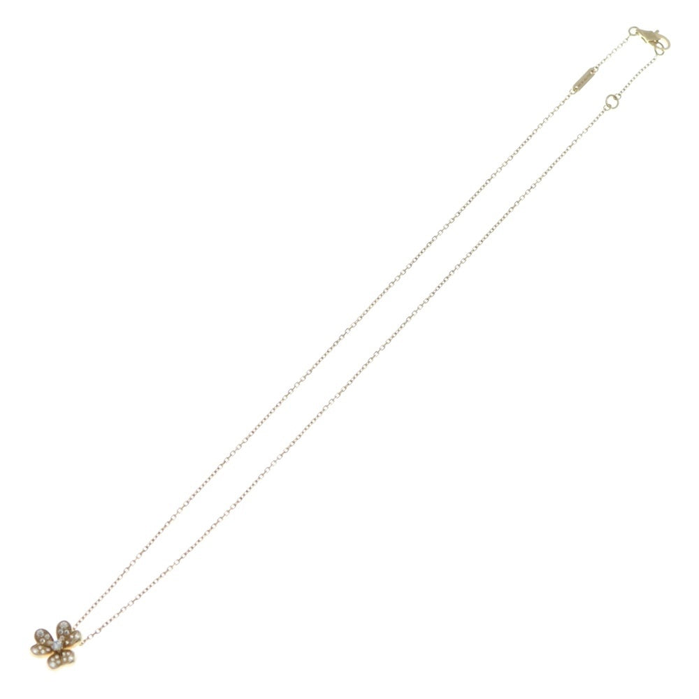 Van Cleef & Arpels(ヴァンクリーフアンドアーペル) フリヴォル ミニ ダイヤネックレス Au750YG 2025/06/04 3.6g ゴールド レディース