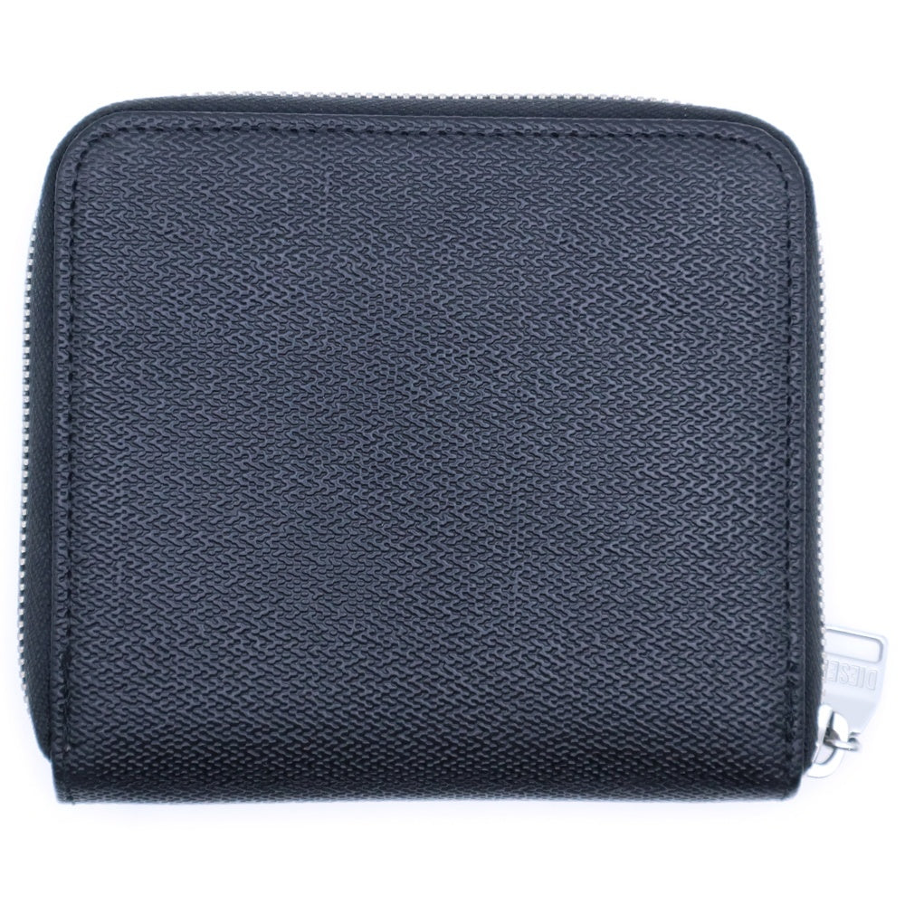 DIESEL(ディーゼル) ラウンドジップウォレット 二つ折り財布 ブラック