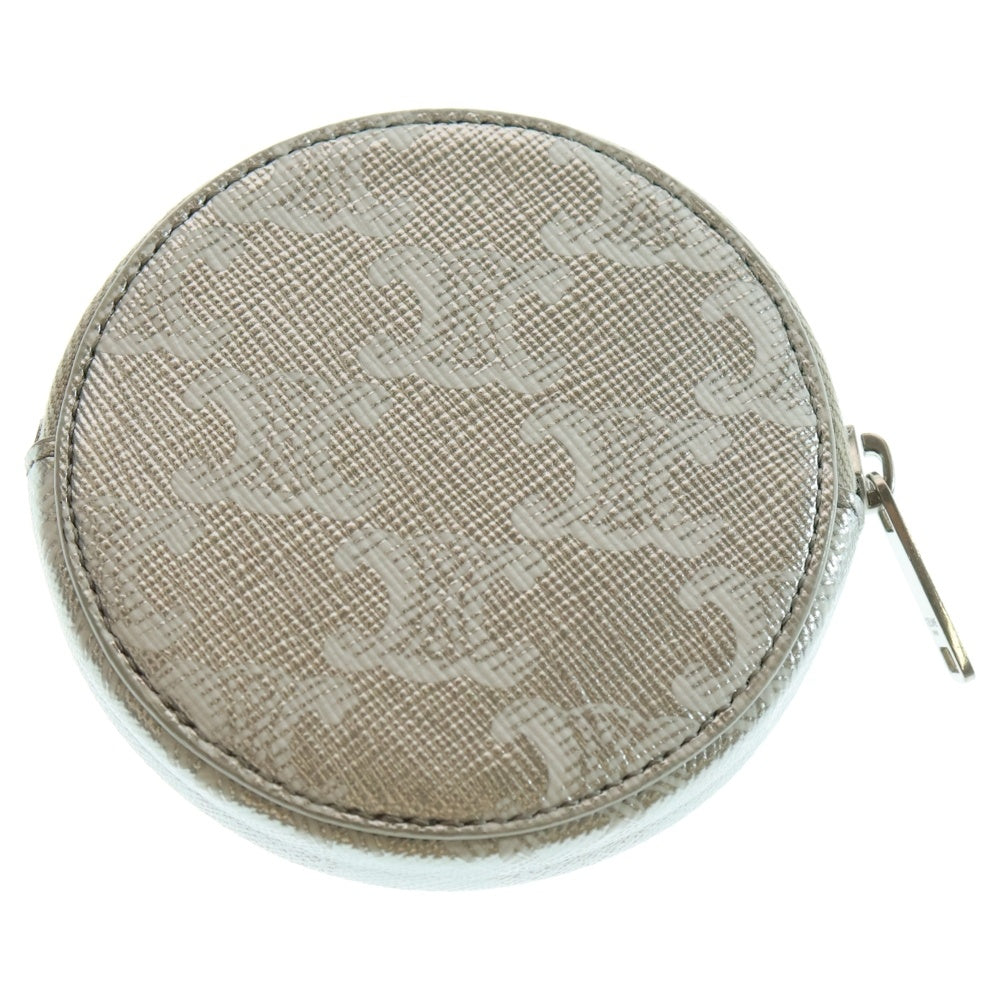 CELINE(セリーヌ) トリオンフ コインケース ウォレット シルバー