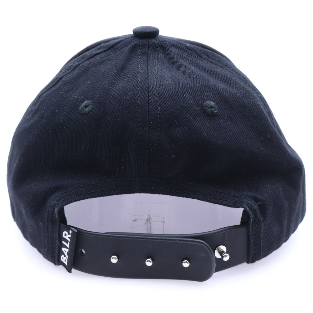 BALR.(ボーラー) ロゴ刺繍キャップ ブラック