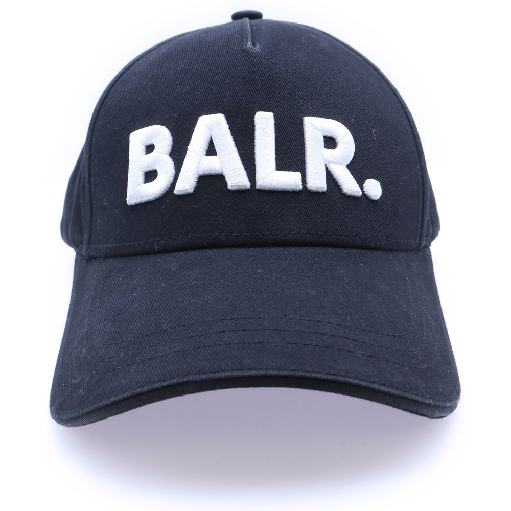 BALR.(ボーラー) ロゴ刺繍キャップ ブラック