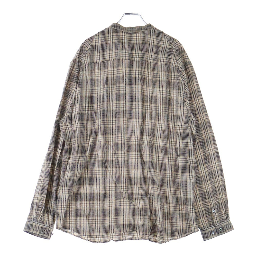 UNDERCOVER(アンダーカバー) 25AW レーヨンプルオーバーシャツ ブラウン UC2E4402-3