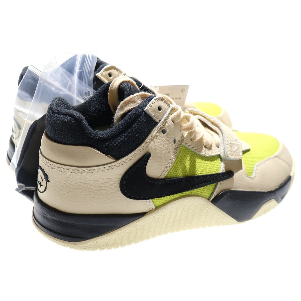 NIKE(ナイキ) ×Travis Scott JUMPMAN JACK TR (PS) MUSLIN ジョーダン ジャンプマン ジャック ローカットスニーカー KIDS キッズ イエロー/ホワイト FJ2851-102