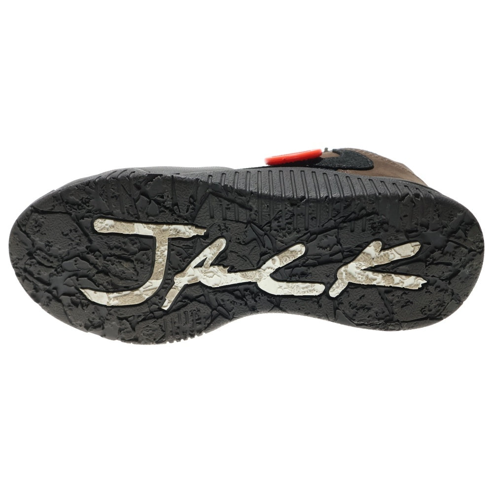 NIKE(ナイキ) ×Travis Scott JUMPMAN JACK ジャンプマン ジャック ローカットスニーカー ブラウン/ブラック KIDS キッズ FJ2851-204