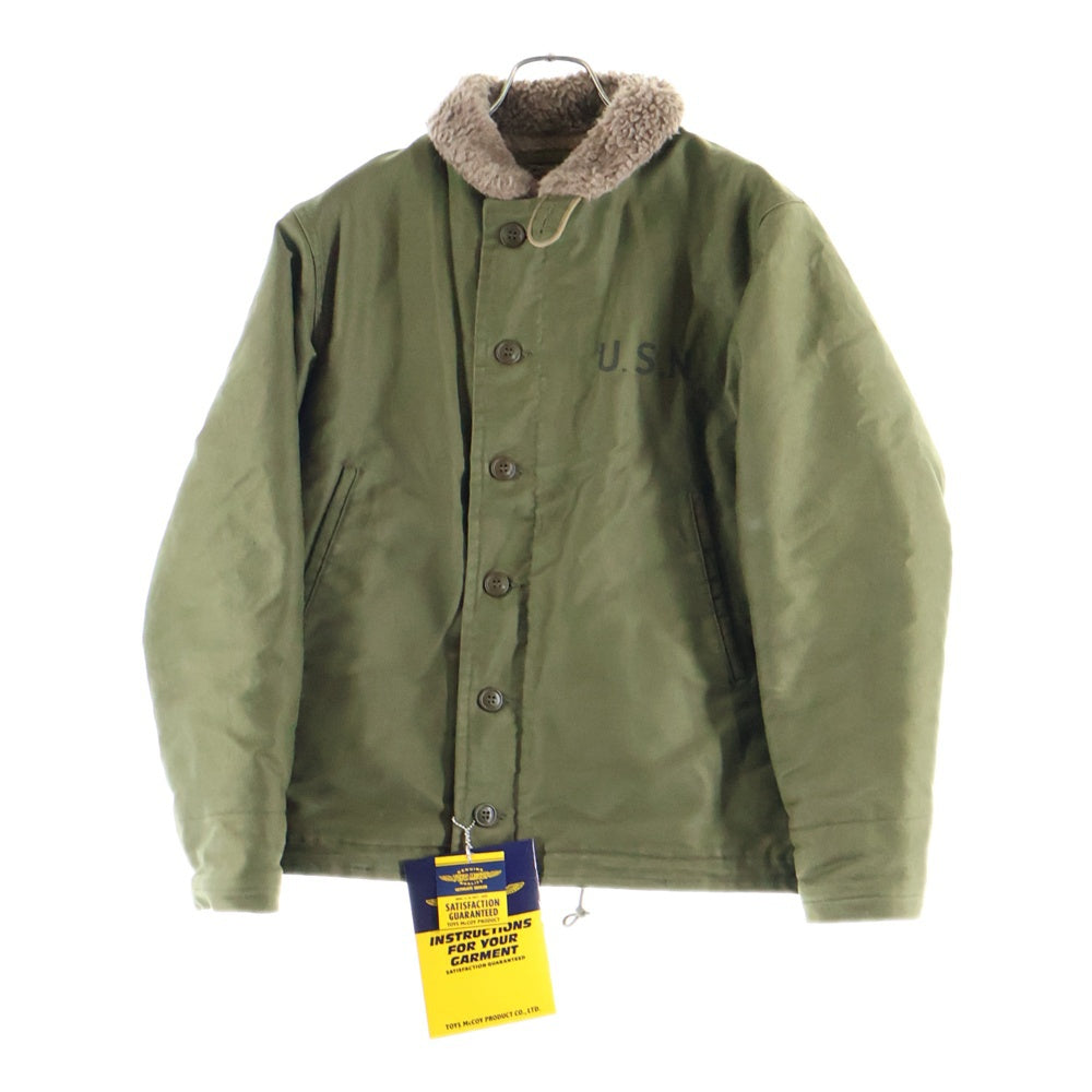TOYS McCOY(トイズマッコイ) N-1 DECK JACKET デッキジャケット ミリタリージャケット カーキ TMJ2335