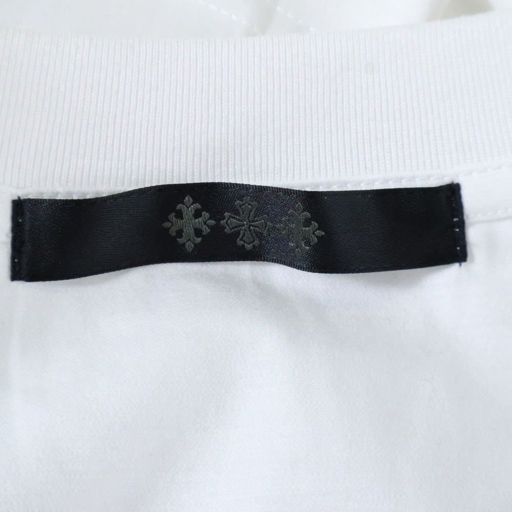 TATRAS(タトラス) 25SS 両面ロゴ クルーネックTシャツ カットソー ホワイト MTAT25S8193-M