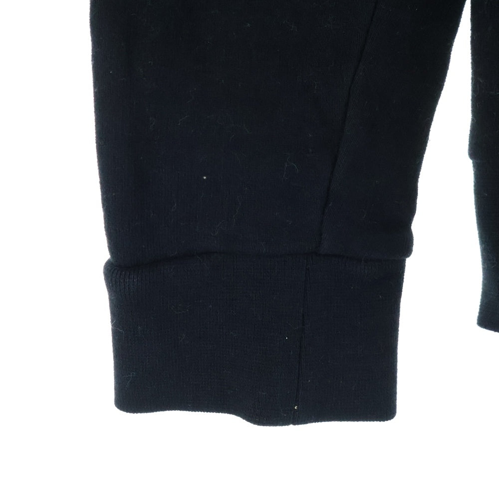 BALMAIN(バルマン) フロントプリント グラフィック サイドジップトレーナー ブラック W7H6701IO71