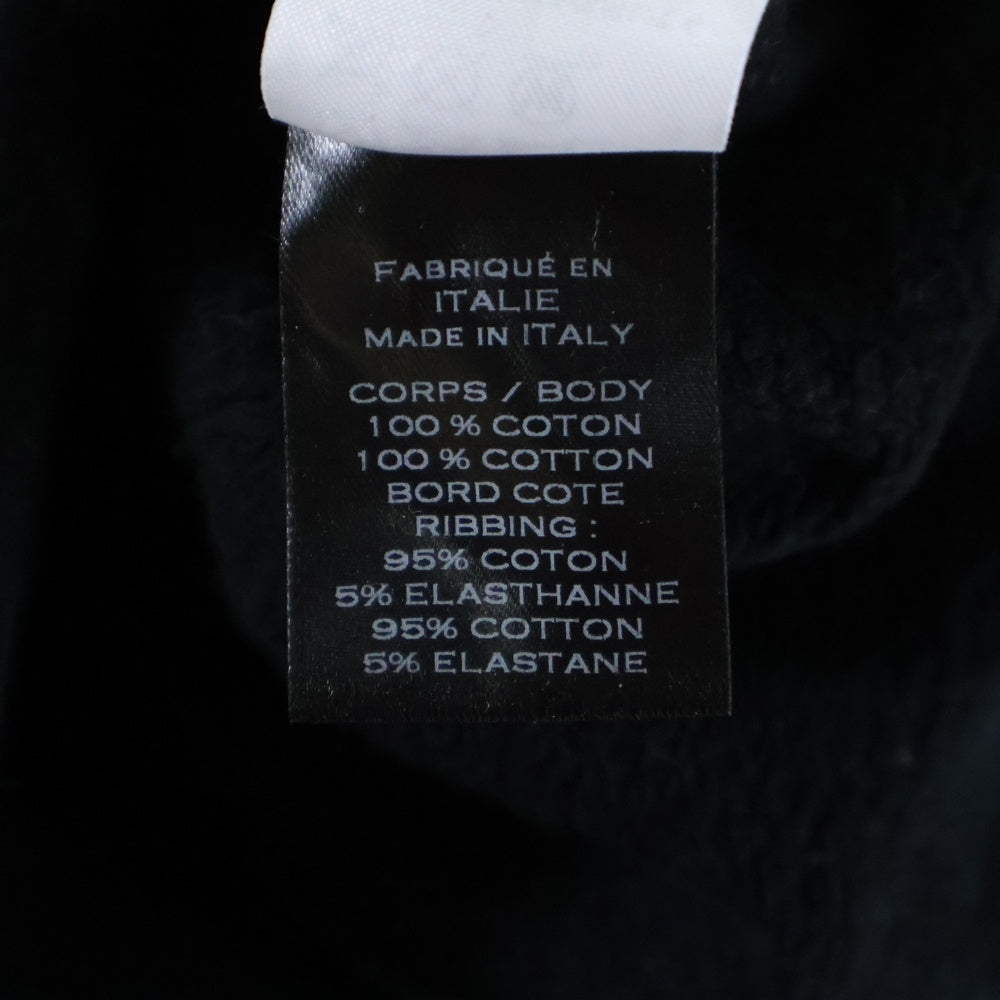 BALMAIN(バルマン) フロントプリント グラフィック サイドジップトレーナー ブラック W7H6701IO71