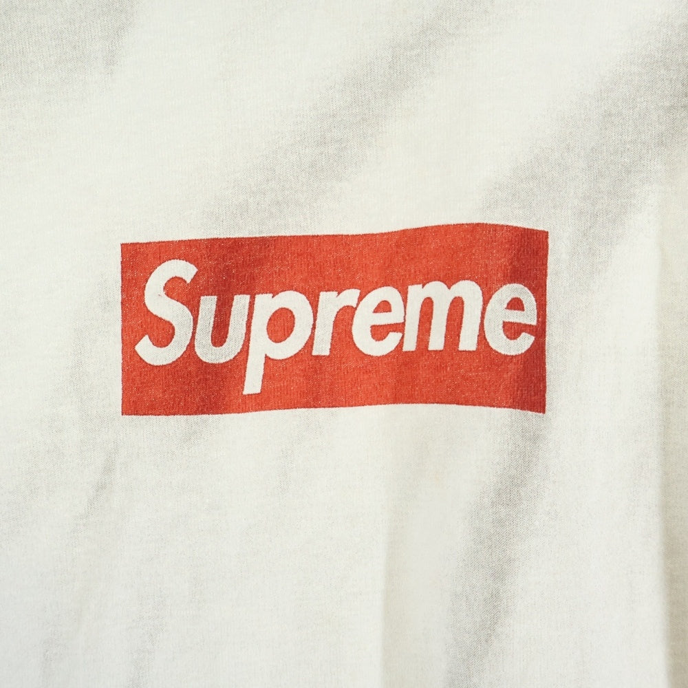 SUPREME(シュプリーム) 24SS ×MM6 Maison Margiela Box Logo Tee エムエムシックスメゾンマルジェラ ボックスロゴプリント半袖Tシャツ カットソー ホワイト