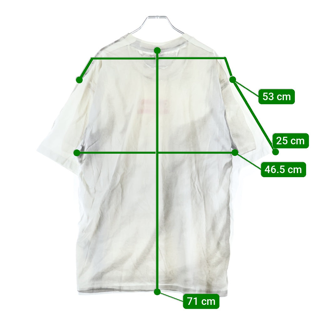 SUPREME(シュプリーム) 24SS ×MM6 Maison Margiela Box Logo Tee エムエムシックスメゾンマルジェラ ボックスロゴプリント半袖Tシャツ カットソー ホワイト