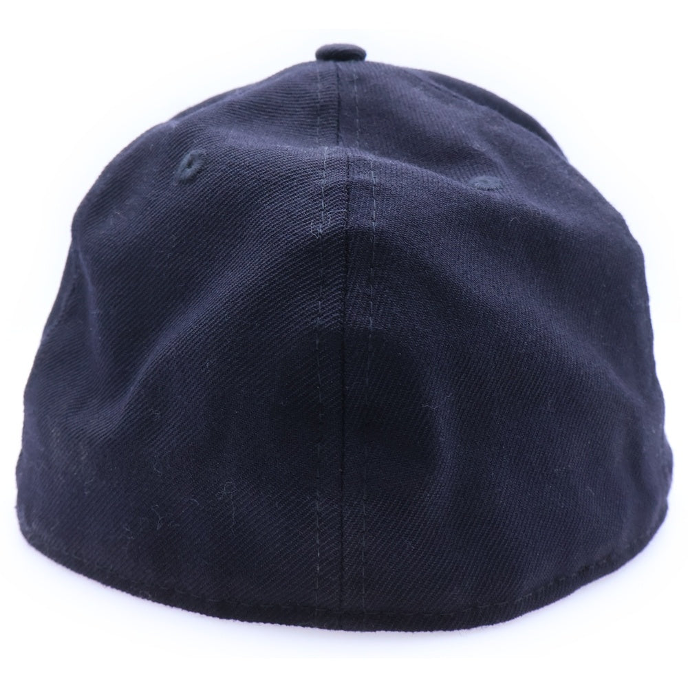 NEW ERA(ニューエラ) ×Yohji Yamamoto 59FIFTY CAP ロゴ刺繍 ベースボールキャップ 帽子 ブラック HN-H83-860