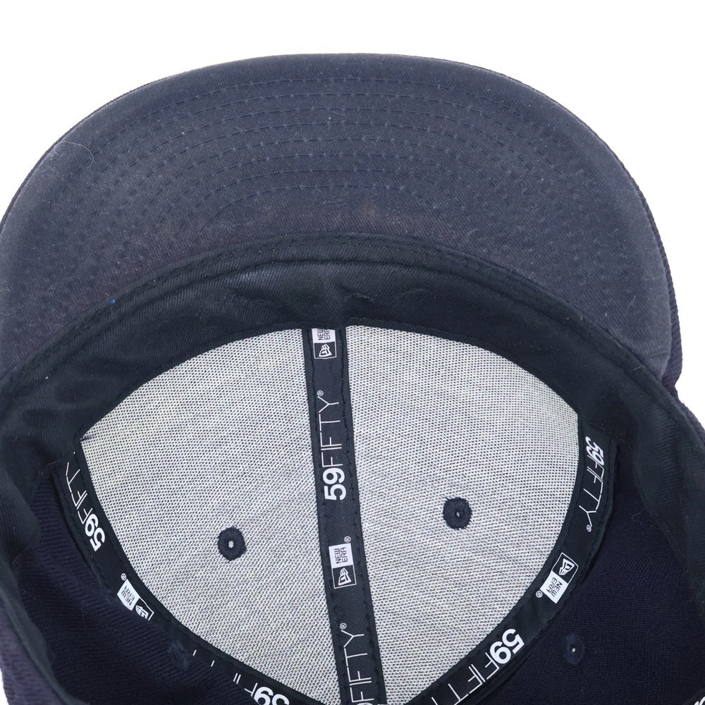 NEW ERA(ニューエラ) ×Yohji Yamamoto 59FIFTY CAP ロゴ刺繍 ベース