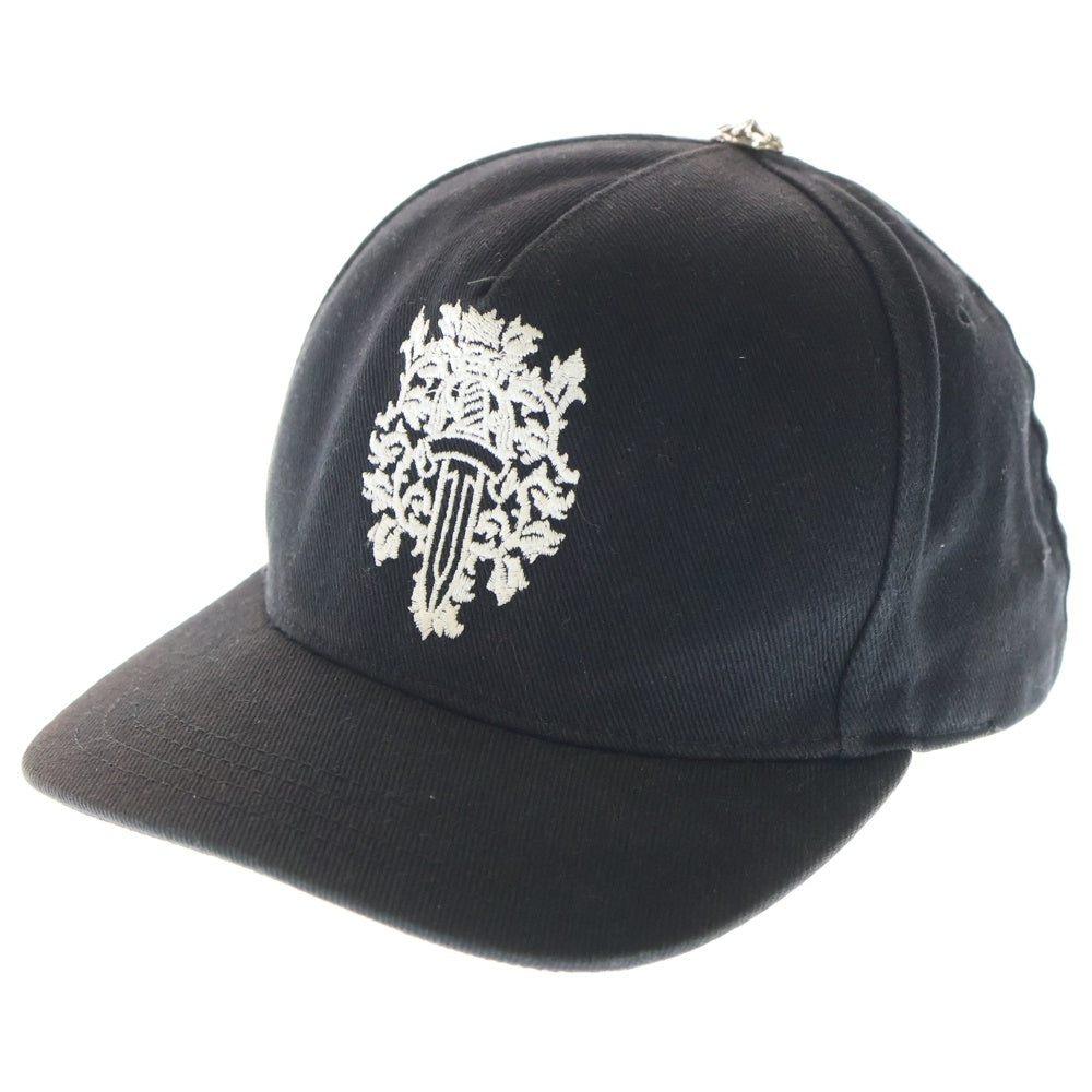 CHROME HEARTS(クロムハーツ) TRUCKER CAP デニムトラッカー ヴァインダガー刺繍 キャップ 帽子 ブラック