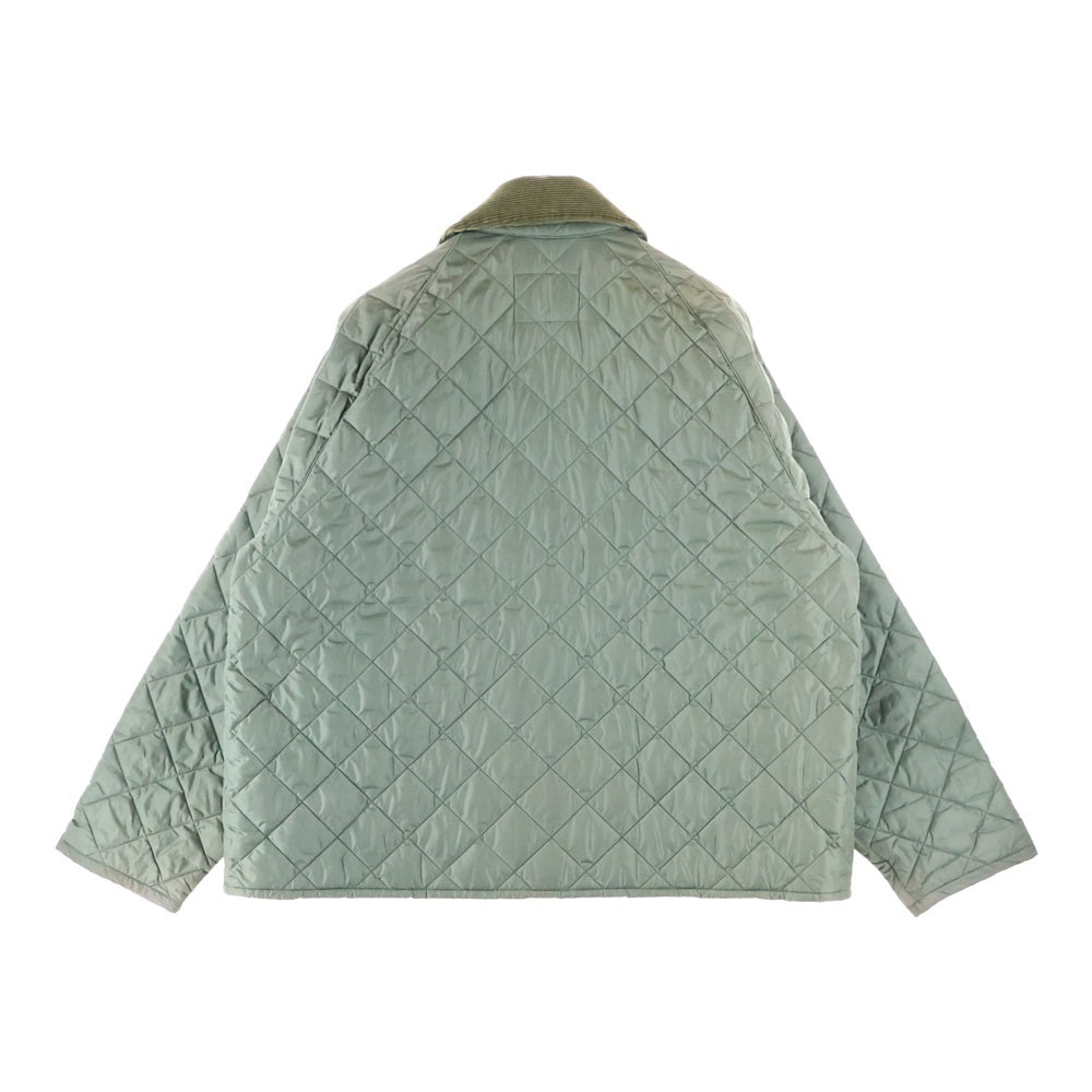 Barbour(バブアー) SPEY JACKET コーデュロイ切り替え キルティングジャケット ブルゾン カーキ 2102381