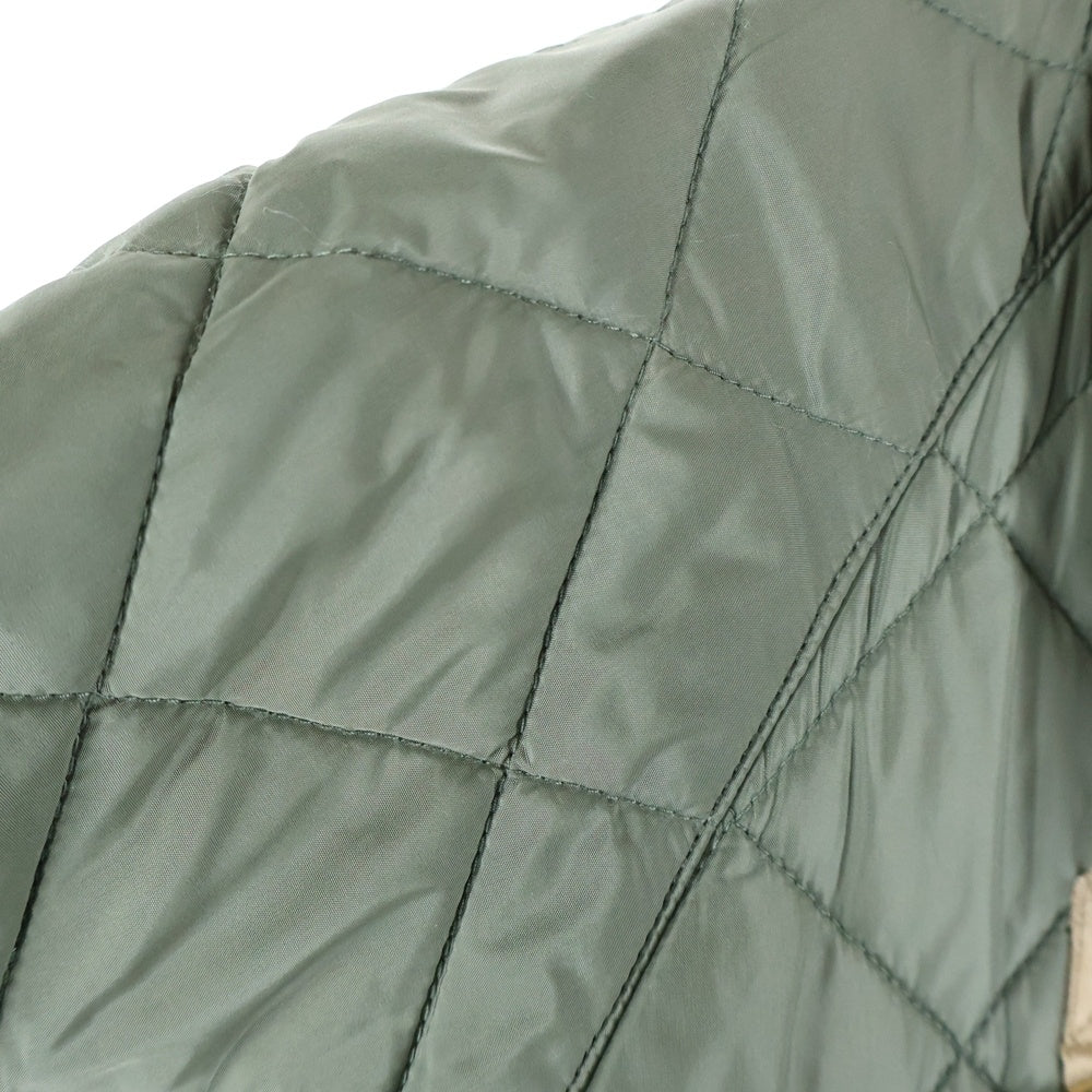 Barbour(バブアー) SPEY JACKET コーデュロイ切り替え キルティングジャケット ブルゾン カーキ 2102381