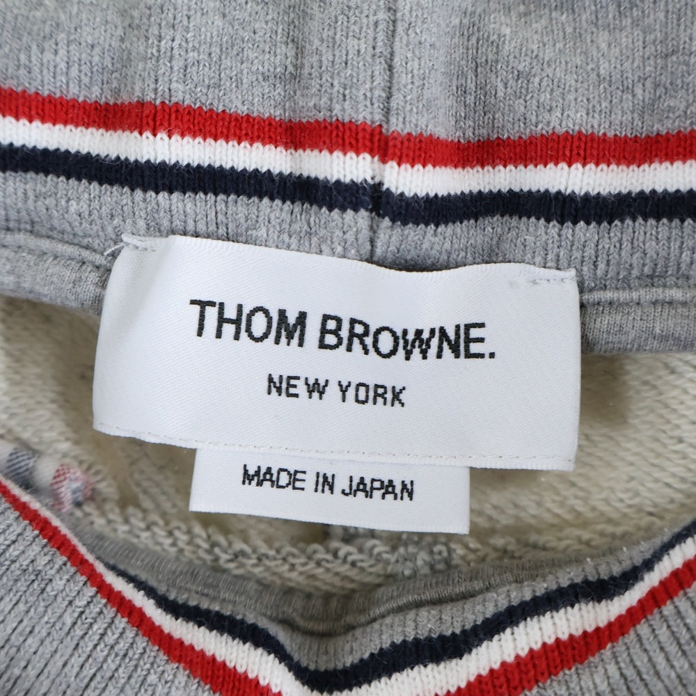 THOM BROWNE(トムブラウン) 4BAR クラシック スウェットハーフパンツ ショーツ グレー MJQ012H