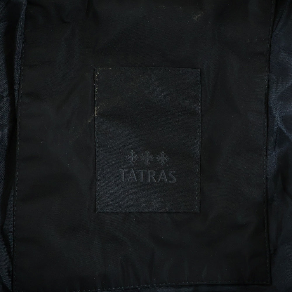 TATRAS(タトラス) 18SS PELARGONIO ロゴワッペン ジップアップブルゾン ジャケット ブラック MTK18S4110