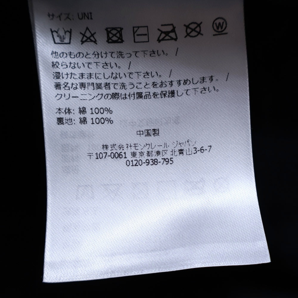 MONCLER(モンクレール) 25SS BASEBALL CAP ベースボールキャップ 帽子 ブラック K10913B00039 04863