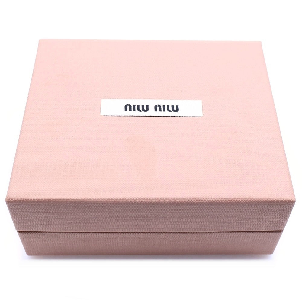 miumiu(ミュウミュウ) マテラッセレザーコインケース 財布 グレー 5MH033