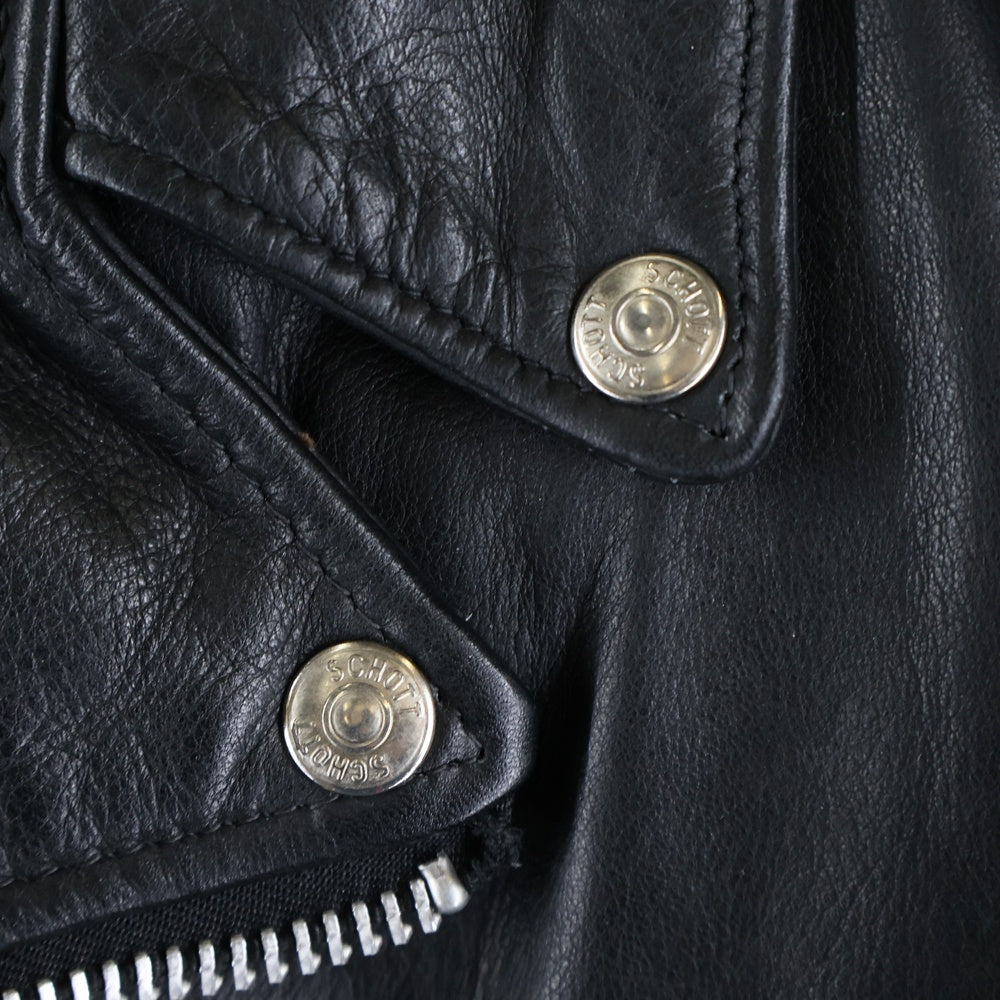 SCHOTT(ショット) 80SS ダブルライダースジャケット レザージャケット ブラック