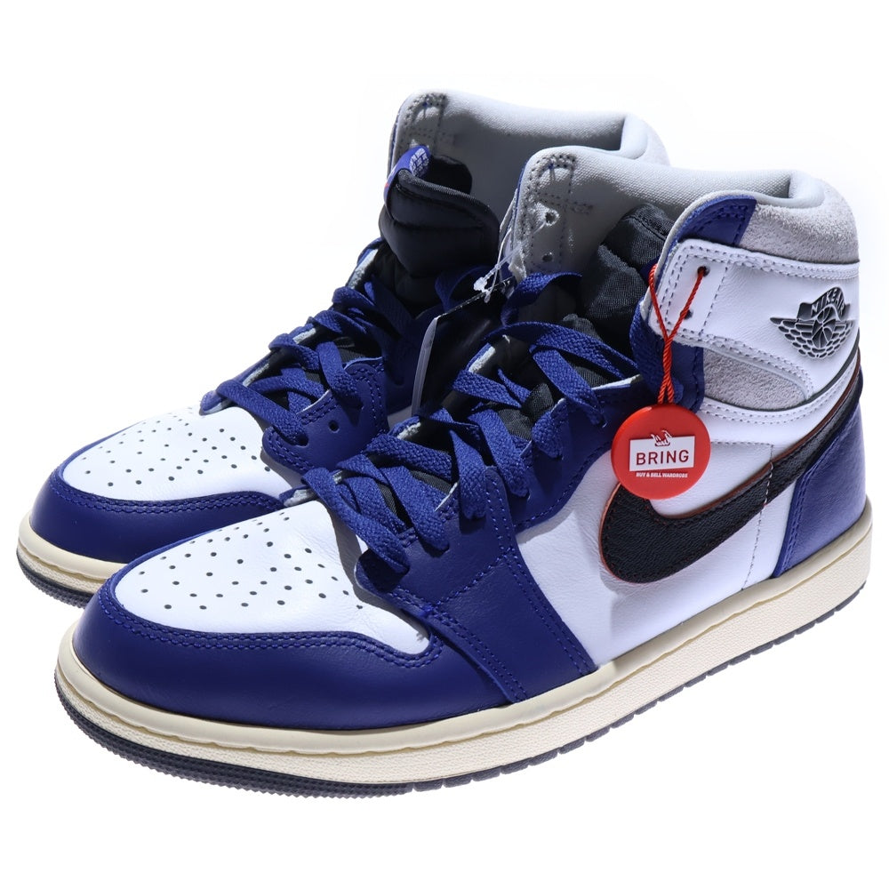 NIKE(ナイキ) AIR JORDAN 1 HIGH OG RARE AIR DEEP ROYAL BLUE エアジョーダン1 ハイ OG レア エア ディープロイヤルブルー ハイカットスニーカー US9/27cm DZ5485-100