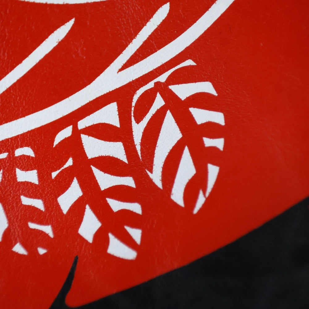 LOEWE(ロエベ) LEATHER JACKET レザージャケット ダブルライダース レッド/ブラック