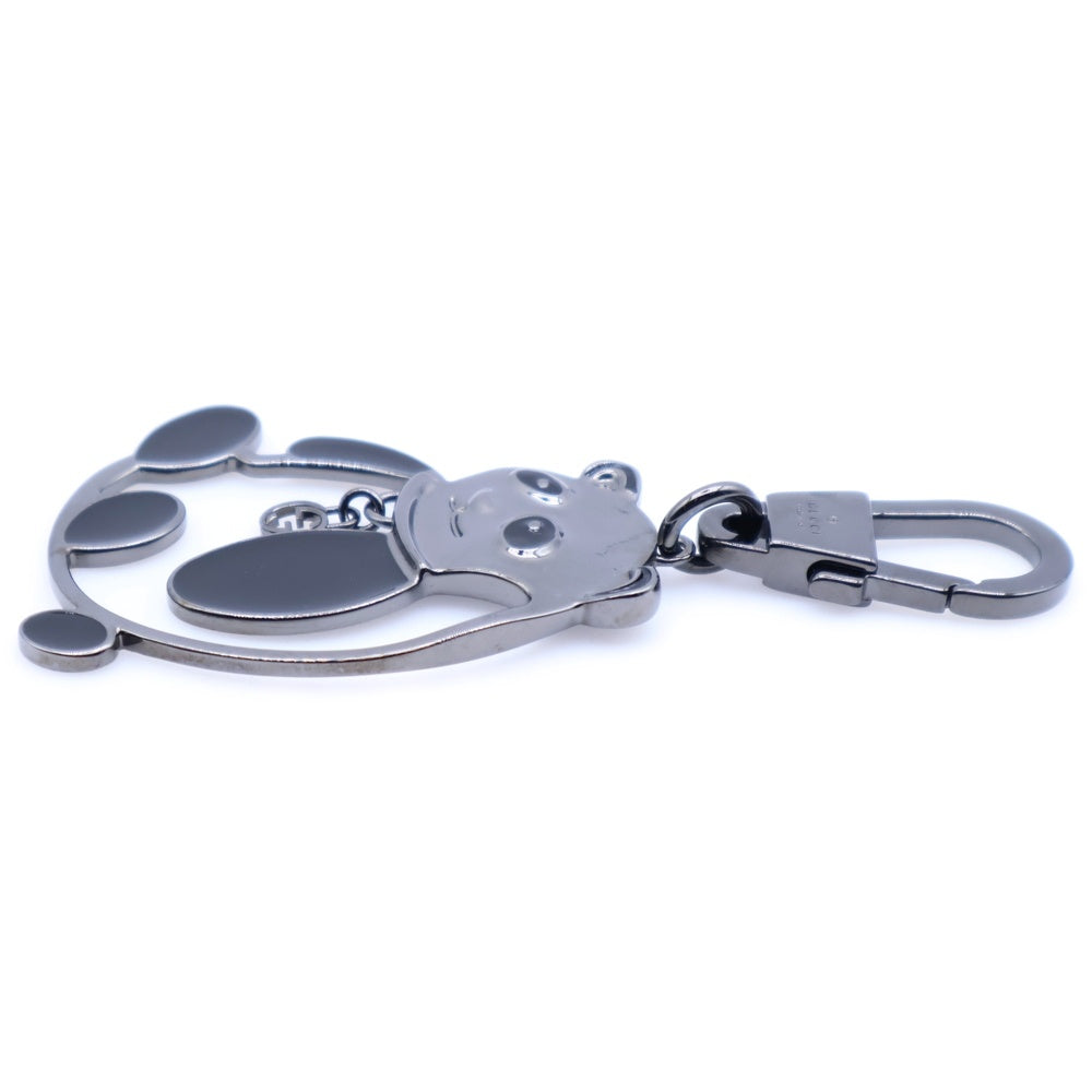 GUCCI(グッチ) パンダモチーフ キーホルダー シルバー