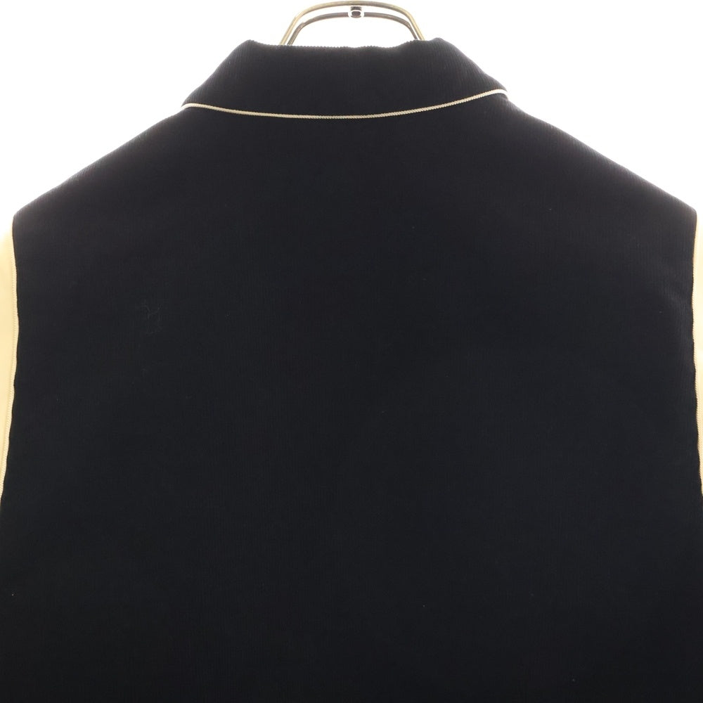 CELINE(セリーヌ) 19AW Teddy Jacket テディジャケット スタジャン サテン切替 ブラック 2V191824D