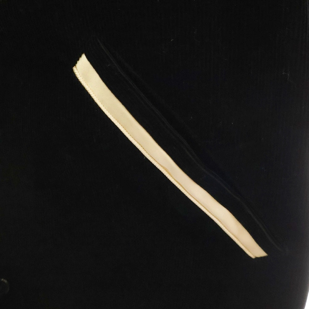 CELINE(セリーヌ) 19AW Teddy Jacket テディジャケット スタジャン サテン切替 ブラック 2V191824D