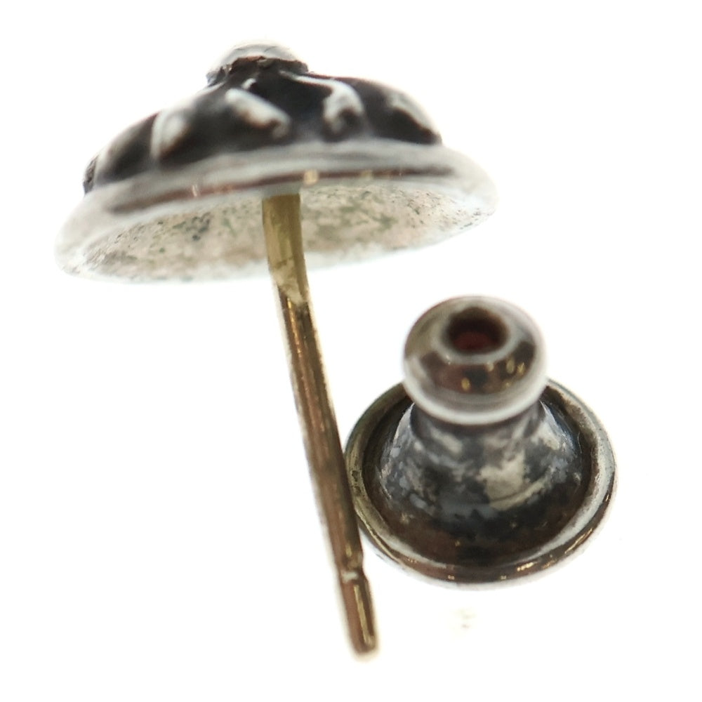 CHROME HEARTS(クロムハーツ) STUD CRSBLL クロスボールスタッドピアス シルバー BCA110