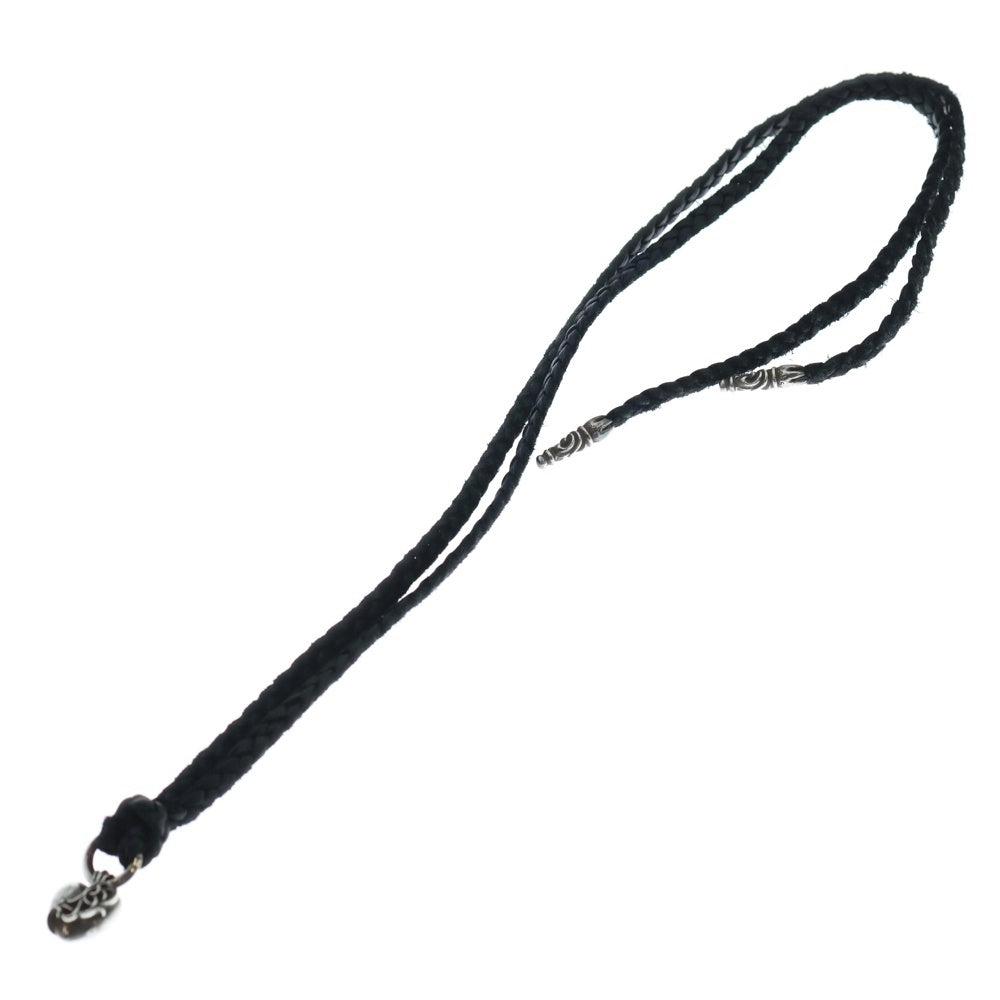 CHROME HEARTS(クロムハーツ) HEART PENDANT ハートペンダント レザーブレイド ネックレス シルバー