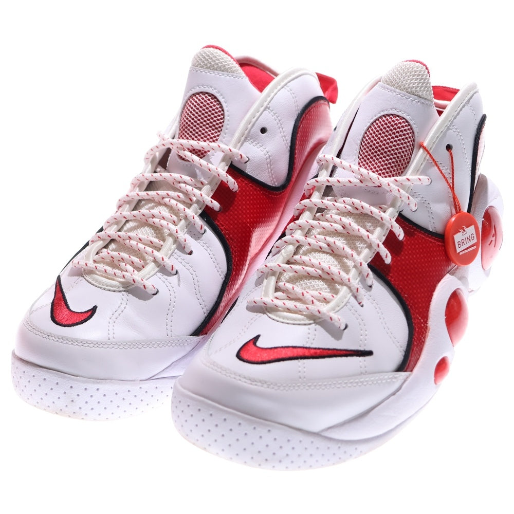 NIKE(ナイキ) AIR ZOOM FLIGHT 95 エアズームフライト ハイカットスニーカー ホワイト/レッド DX1165 100
