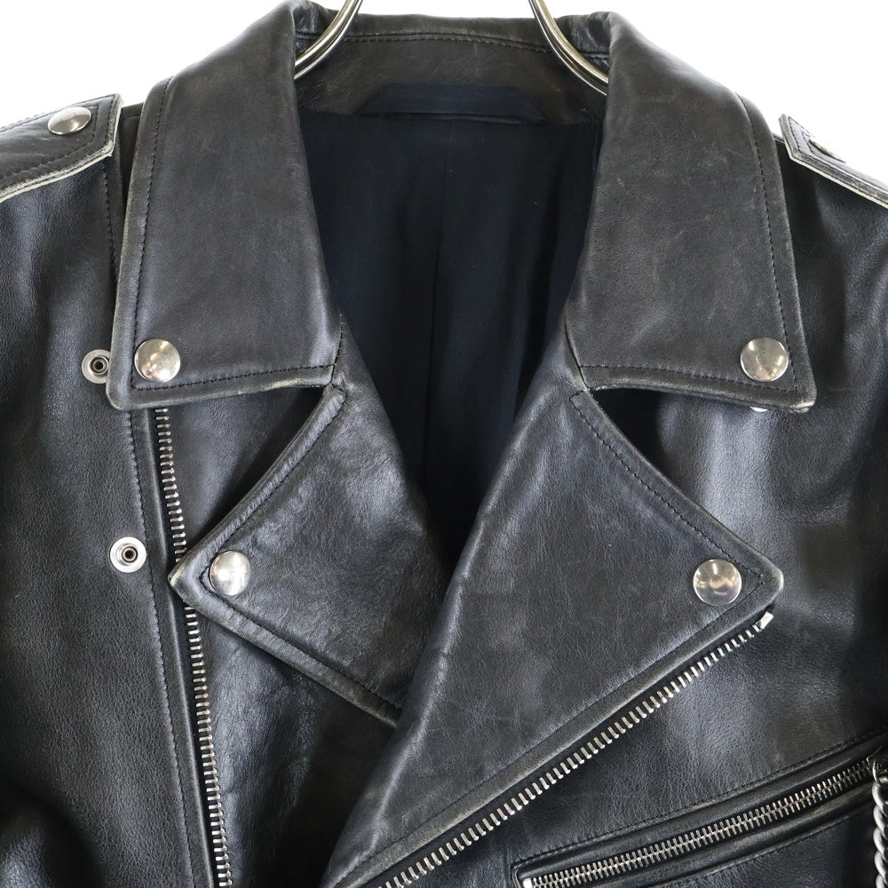 RAF SIMONS(ラフシモンズ) 20AW Leather Riders Jacket with Safety