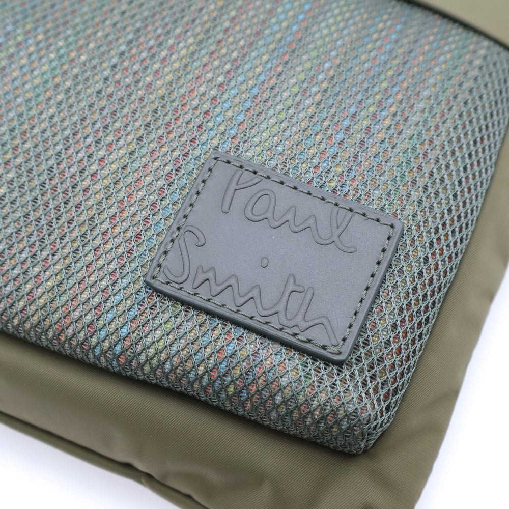 Paul Smith(ポールスミス) ナイロンショルダーバッグ ポーチ カーキ