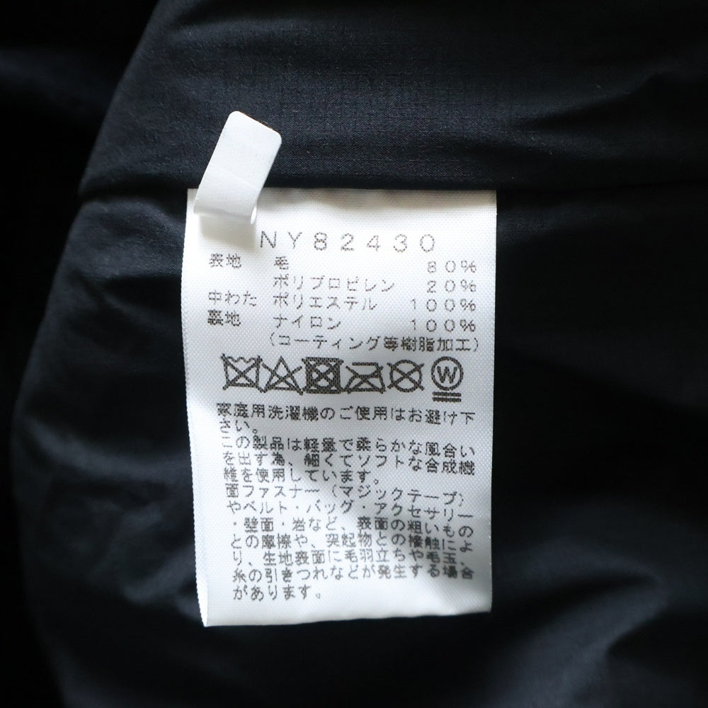 THE NORTH FACE(ザノースフェイス) WS Woodland Wool Jacket ウィンドストッパーウッドランドウールジャケット ブラック NY82430